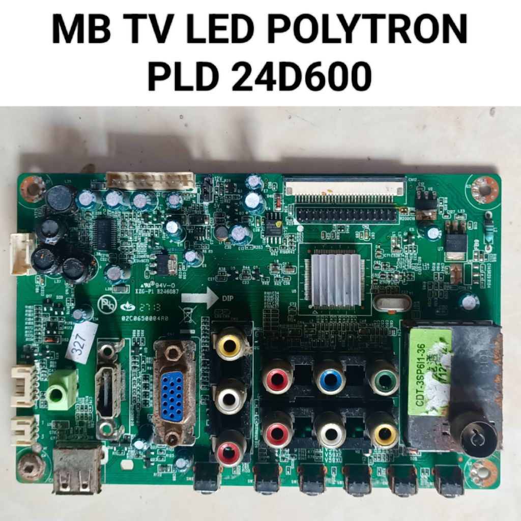 MB TV LED PLD24D600 Main board Polytron 24 inch normal