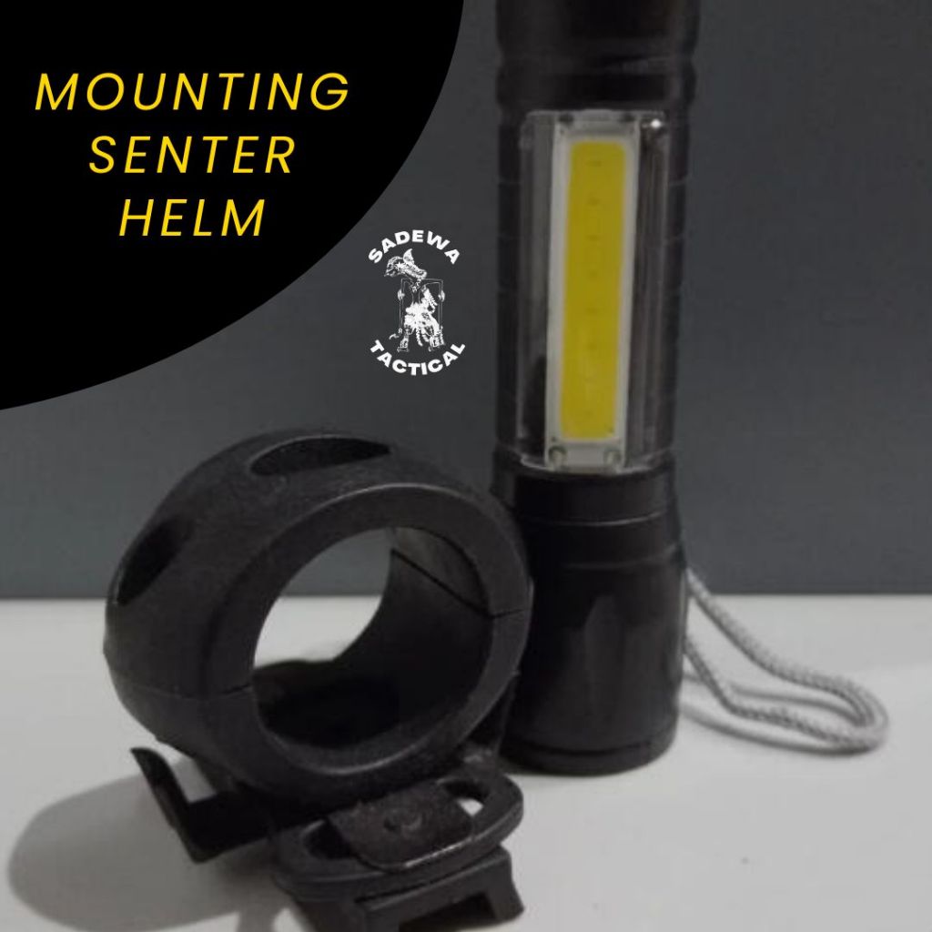 Senter helm 1set / holster mounting senter helm + senter / senter helm tactical / mounting senter he