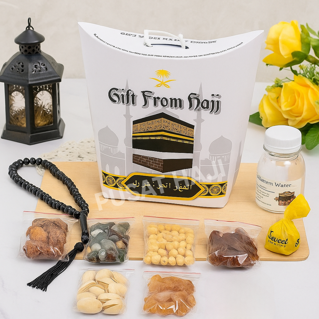 

Paket Oleh-Oleh Haji dan Umroh paket dus teng-teng / Hampers kemasan premium
