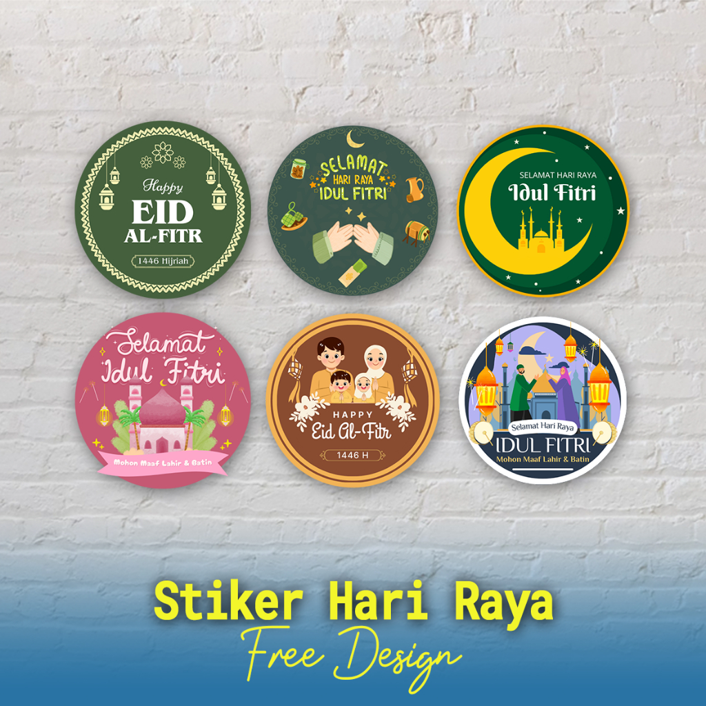 

Stiker Label Hari Raya, Stiker Hari Raya Idul Fitri/Adha, Stiker Lebaran, Stiker Cromo A3+, Stiker Lebaran 5x5cm dapat banyak