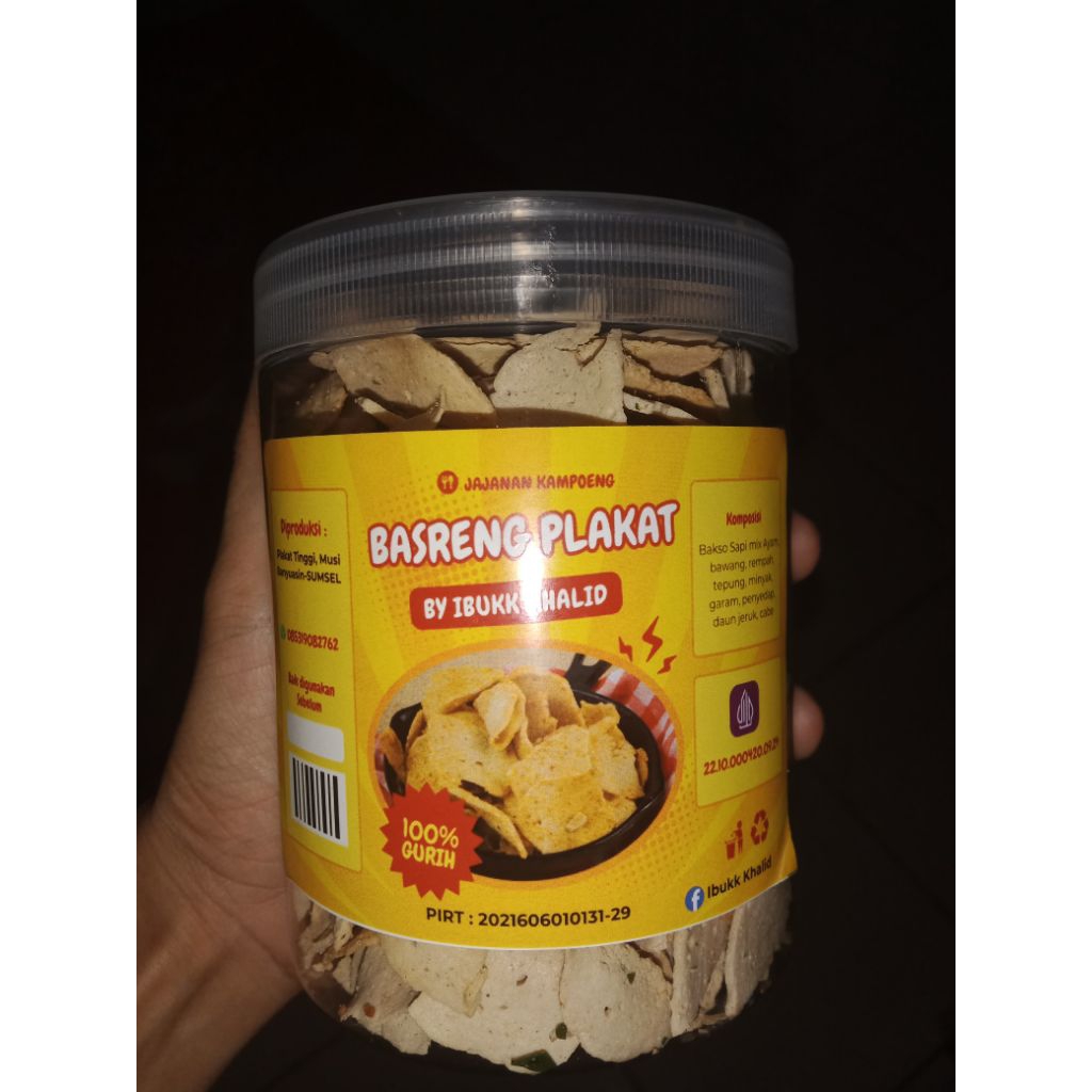 

Basreng Pedas Toples Medium