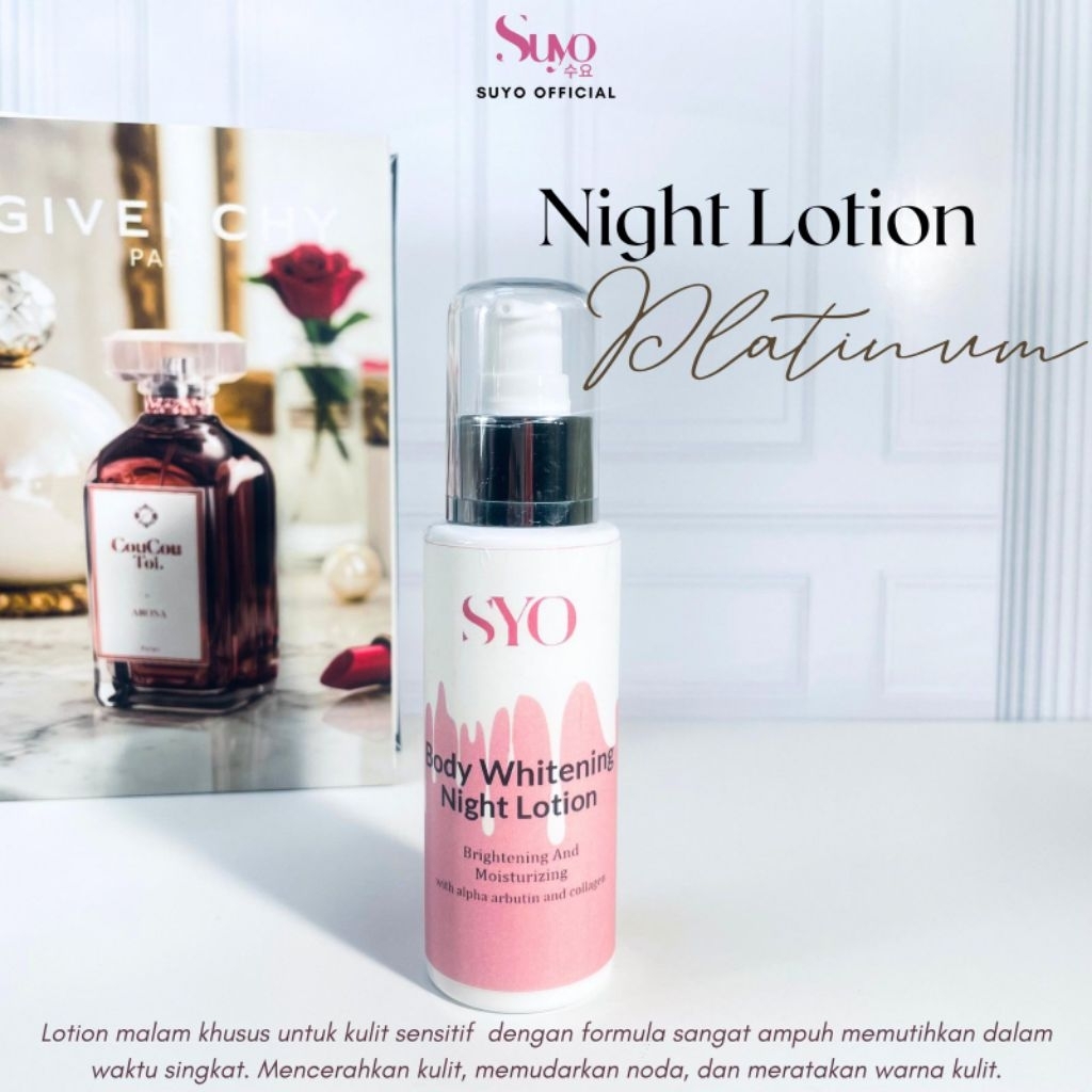 SUYO  - NIGHT LOTION PLATINUM