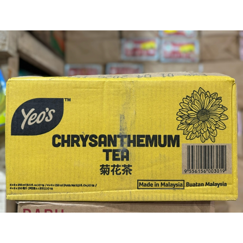 

Yeos Minuman rasa Bunga krisantemun 250ml @ 24 ktk / 1 dus