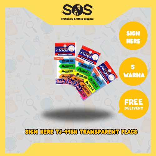 

Transparent Flags Sign Here Tom&Jerry TJ-44-SH