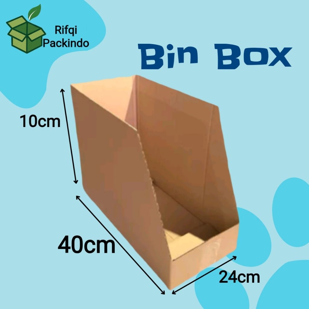 Kardus Arsip Polos Ukuran 40x24x10cm / Bin Box / Dus Arsip / Box Arsip / Kotak Arsip / Karton