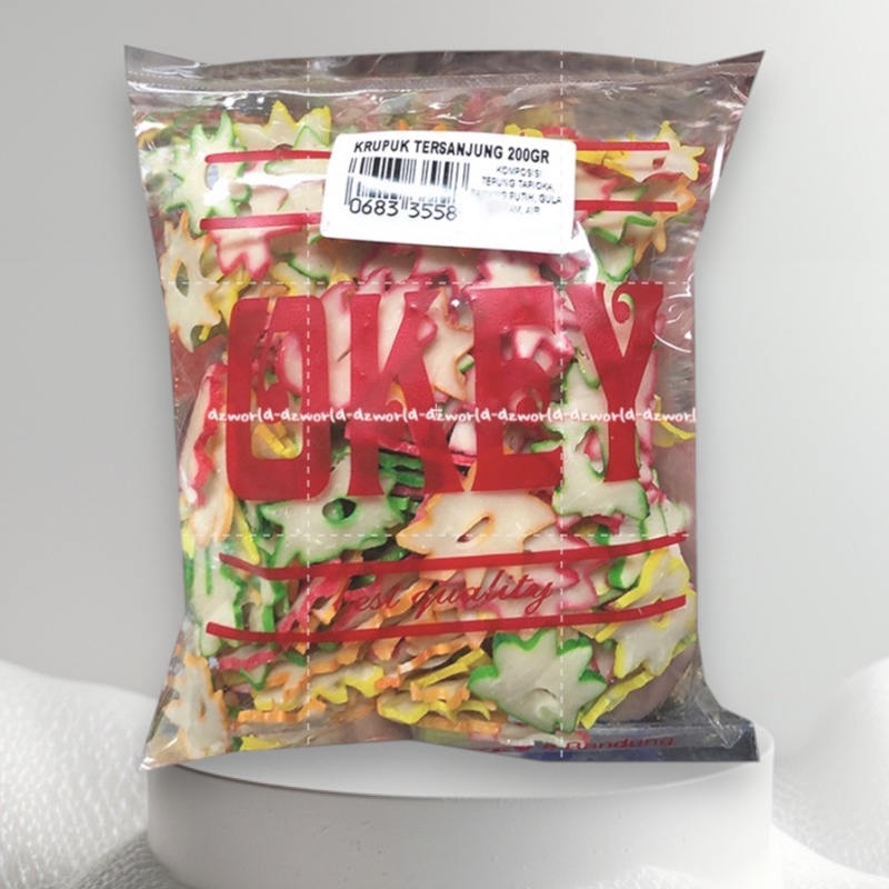 

Okey Krupuk Warna Warni Tersanjung 200gr Kerupuk Warna Warni Model Bintang Oke Ok Okay Star Cracker