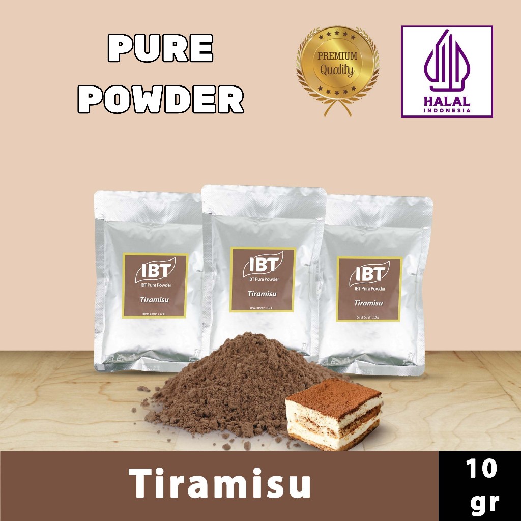 

Pure Tiramisu Powder Impor Taiwan Bubuk Essence Murni Kualitas Bagus Sachet