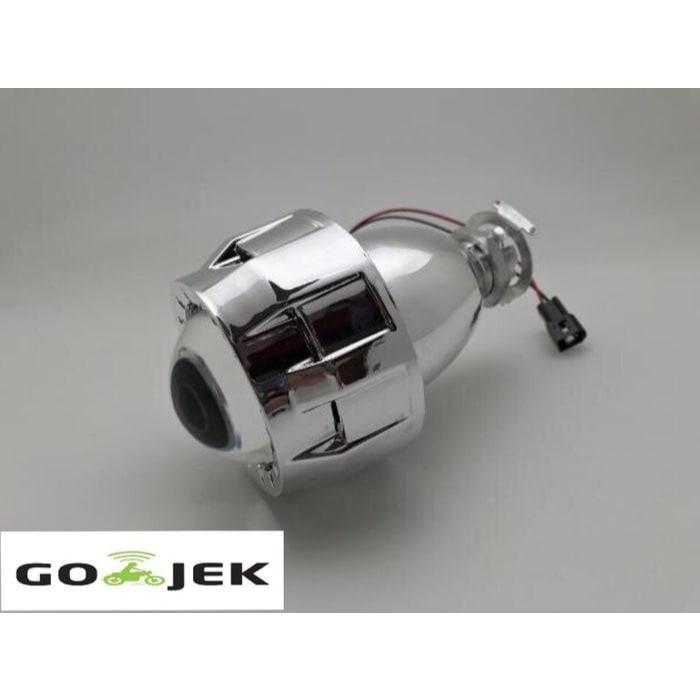 Projector Lensa HID 52 mm MH1 Mini Socket H1