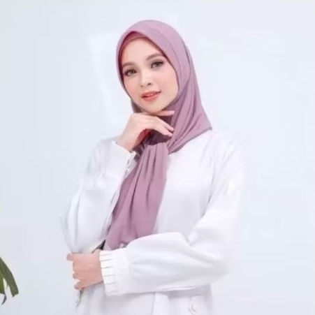HIJAB SEGITIGA PET/SEGITIGA INSTAN/SEGITIGA PET INSTAN JERSET/BERGO INSTAN PET