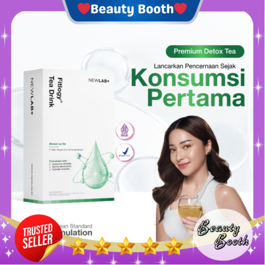

NEWLAB Fitlogy Tea Drink | Minuman Herbal Teh Diet Pelancar Pencernaan