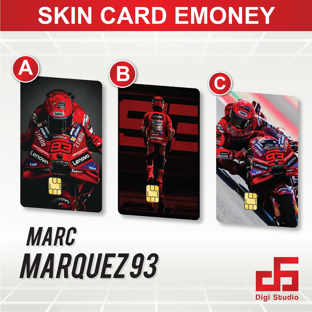 

Digi Studio - Skin Card Marc Marquez DUCATI - Emoney / Flazz / ATM / Credit Card