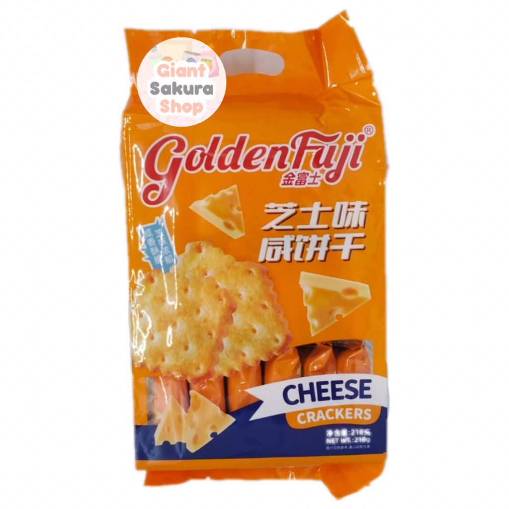 

Golden Fuji Cheese Crackers / biskuit import / cemilan / biskuit keju