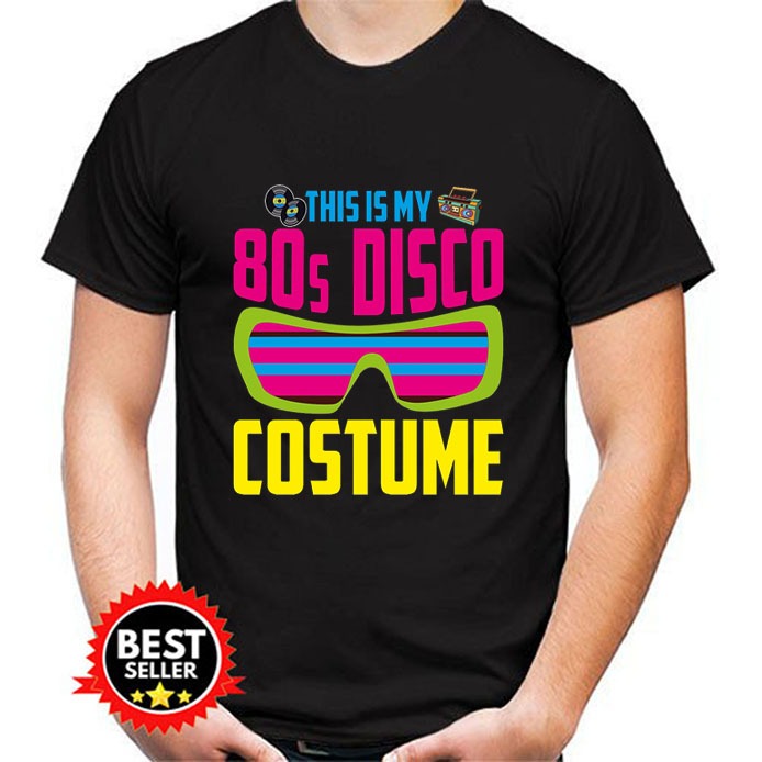 T-Shirt 80s Disco Music 80s Lover Theme Party Funny Costume 80s Kaos