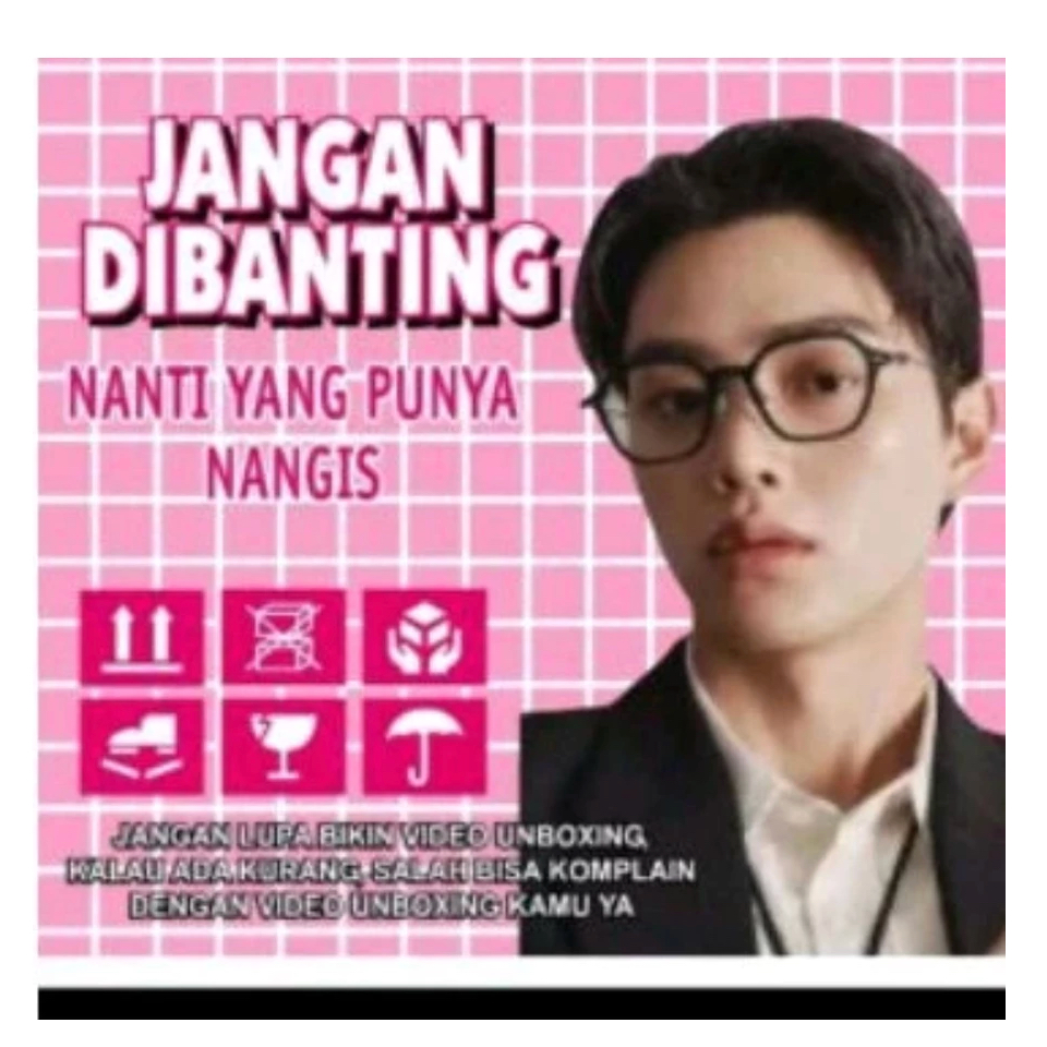 

STIKER FRAGILE UNBOXING KOREA QTY 100 pcs FW