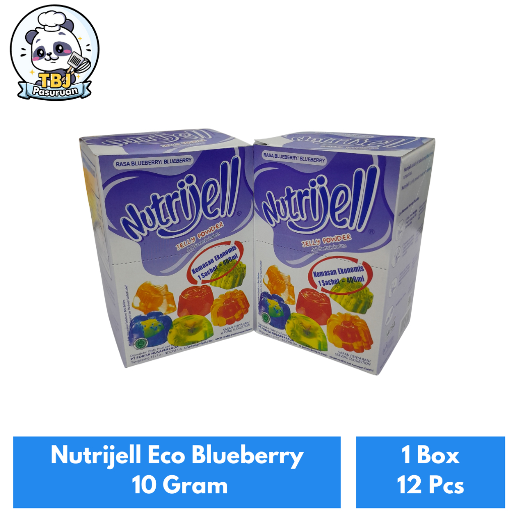 

Nutrijell Eco Blueberry 10 Gram Kemasan 1 Box Isi 12 Pcs