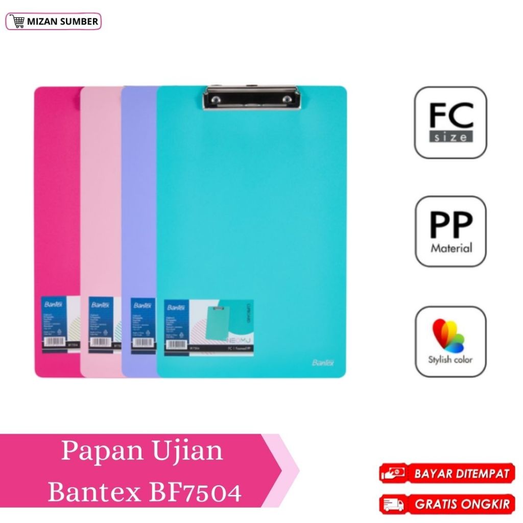 

PAPAN UJIAN / PAPAN UJIAN BANTEX / BANTEX BF7504 / BANTEX CLIPBOARD / ATK MURAH / CIREBON / COD / FREE ONGKIR