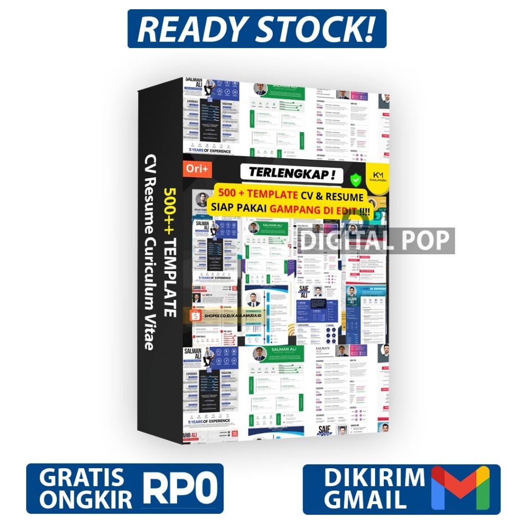500+ Template CV & RESUME Premium (New) - CV Resume Curiculum Vitae Lamaran Kerja - CV ATS Bonus