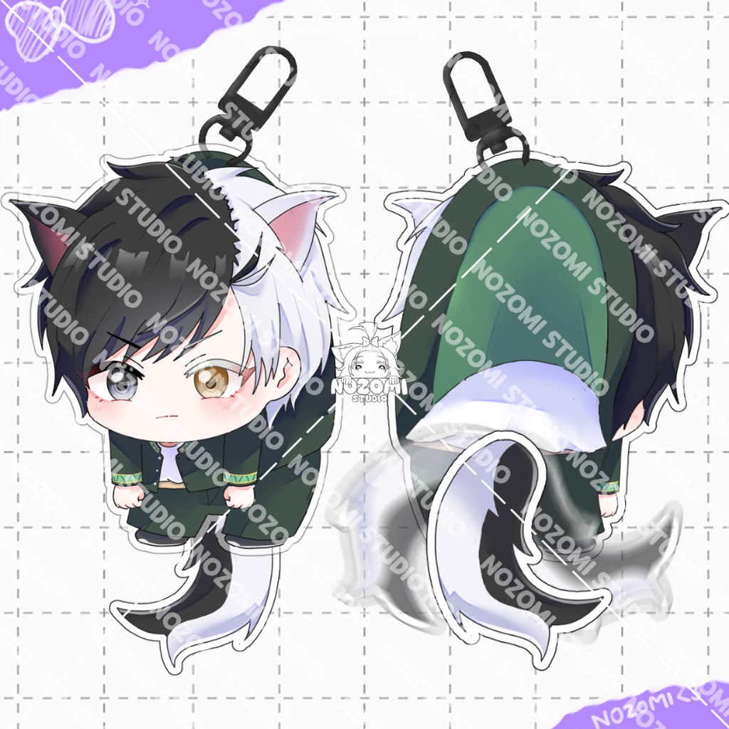 Ganci / Akrilik Standee / Wiggly Chibi ANIME WIND BREAKER SAKURA HARUKA