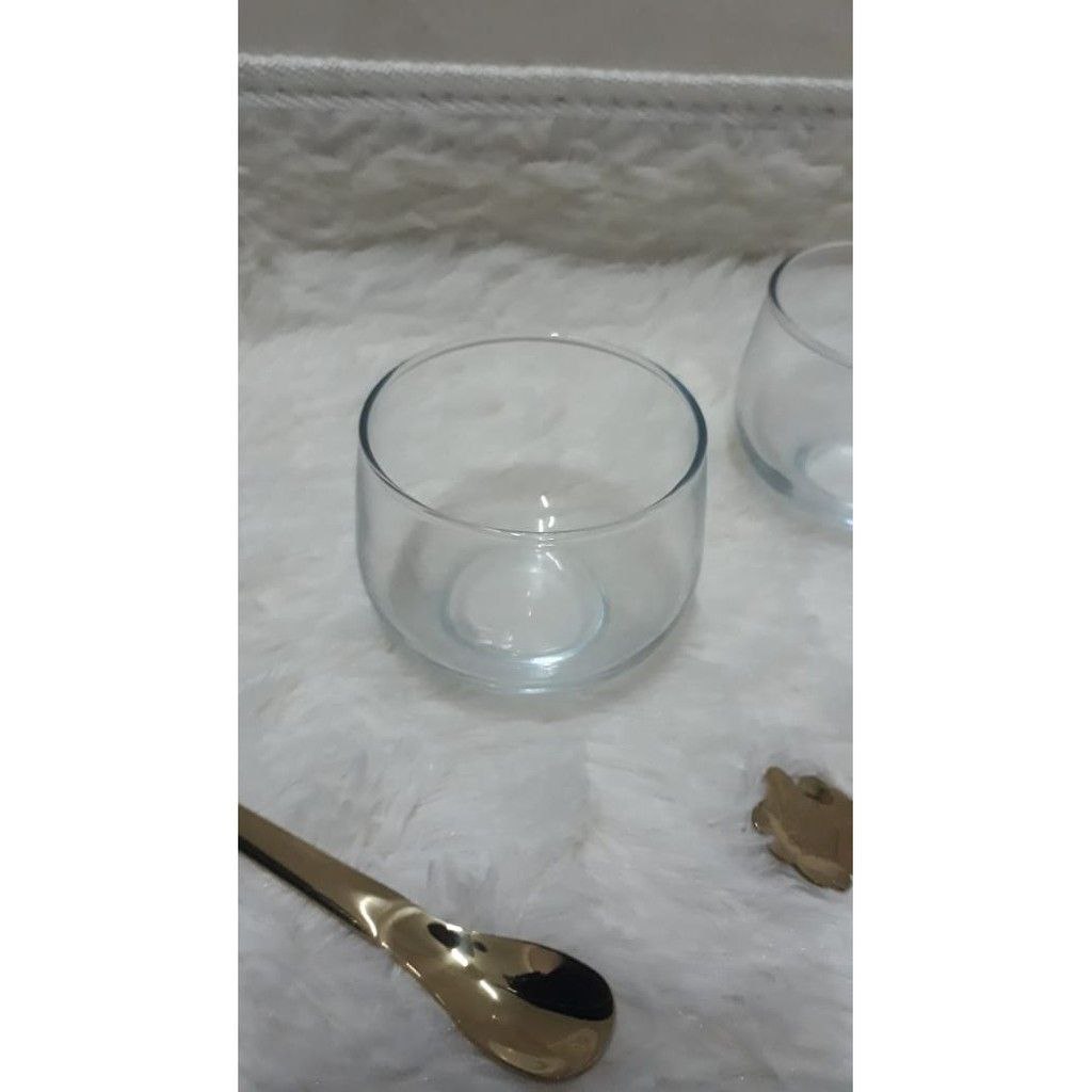 Gelas Puding Kaca Transparant || Gelas minum kopi cangkir kecil gelas wine || gelas puding