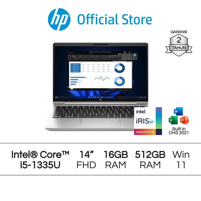 Laptop HP ProBook 440 G10 Intel Core i5 IrisX 16GB RAM 512GB SSD Silver Windows 11 Home 14 Inch Gara