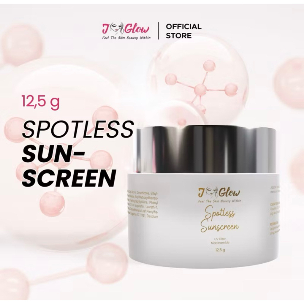 JGLOW SUNCREEN SPOTLESS / CREAM SIANG FLEK untuk flek hitam dan noda hitam