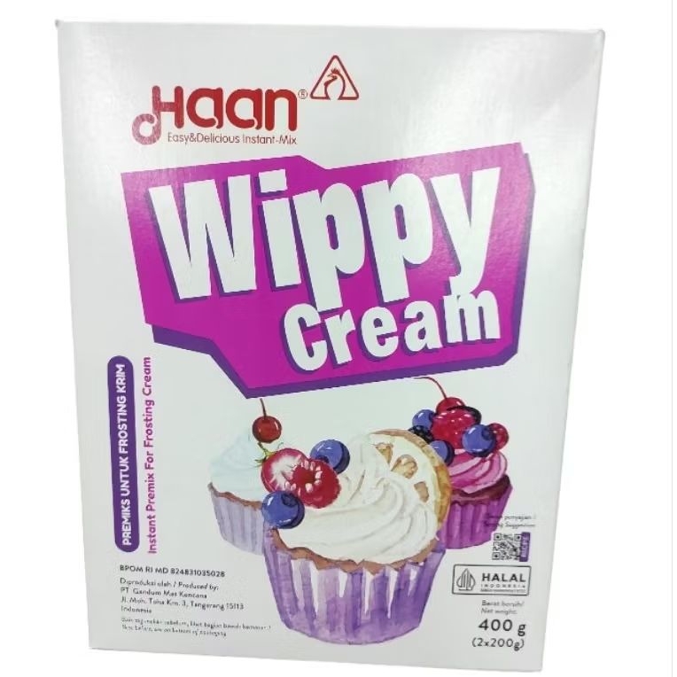 

Haan Wippy Cream kotak / pouch 400gr 200gr