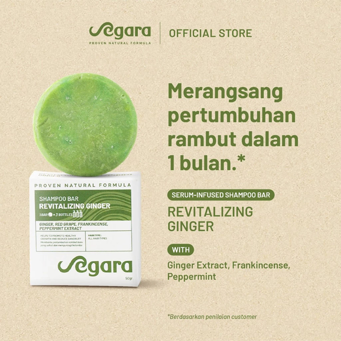 Ginger Shampoo Segara Sampo Ginger Rambut Rontok Shampoo Cruelty Free Shampoo NonSLS