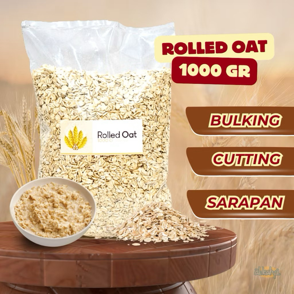 

Rolled Oat 1 Kg / Oats Gandum Kasar Organik Premium