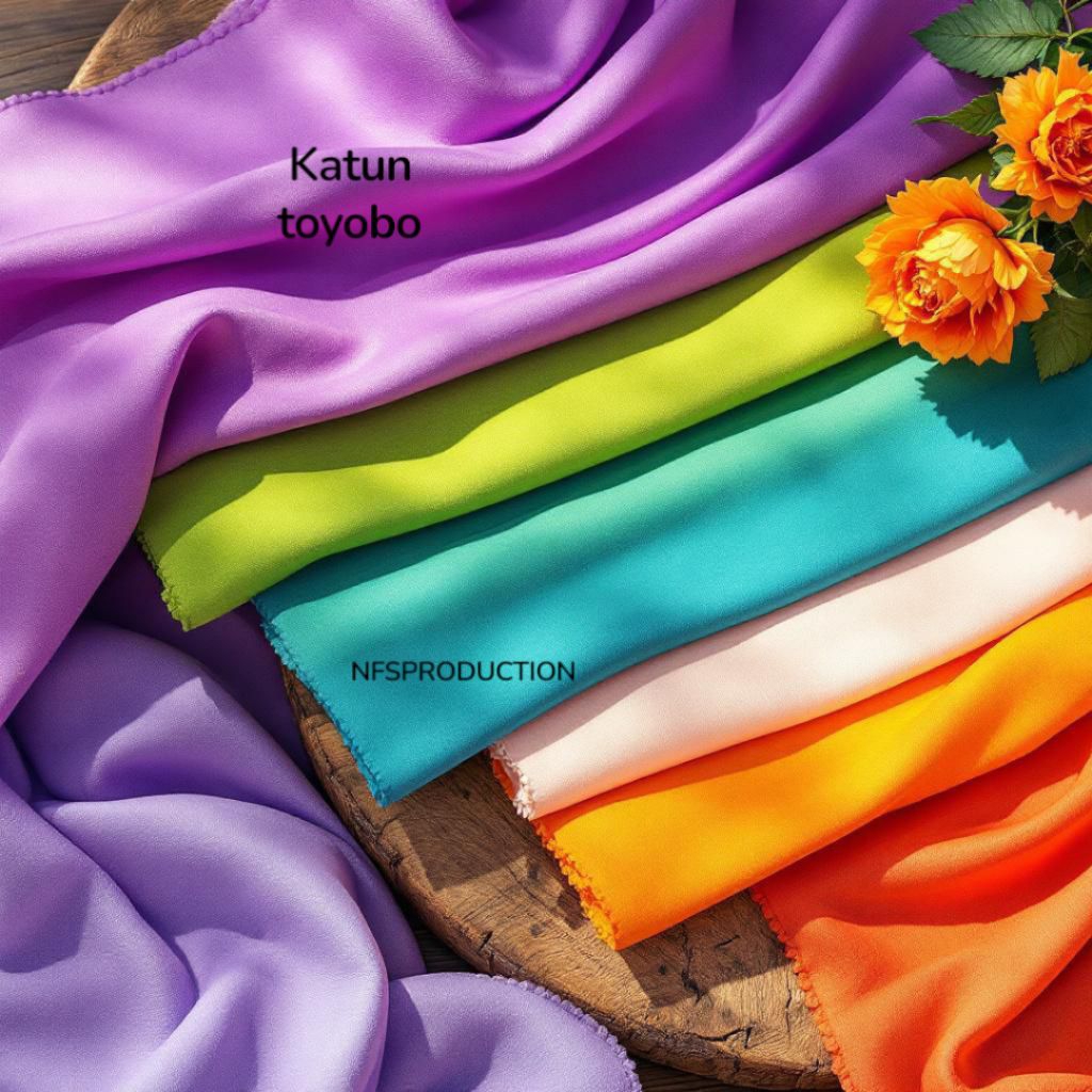 Variasi 2 (Satu meter) Kain Toyobo Royal Mix Original Premium Ori 1 Meter - Bahan Katun Jepang Kemej