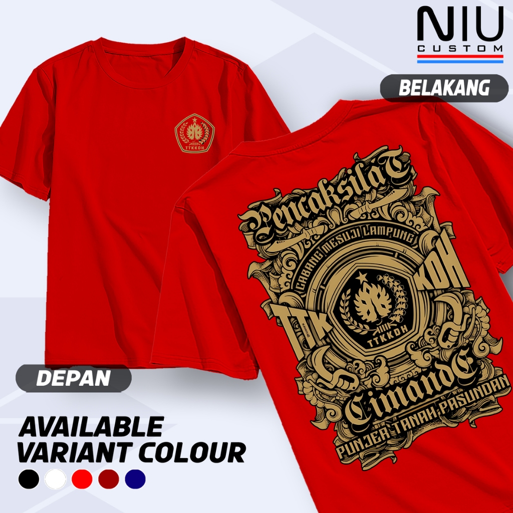 DISKON KAOS PENCAK SILAT CIMANDE TTKKDH PUNJER TANAH PASUNDAN BAJU SILAT CIMANDE DISTRO KEREN
