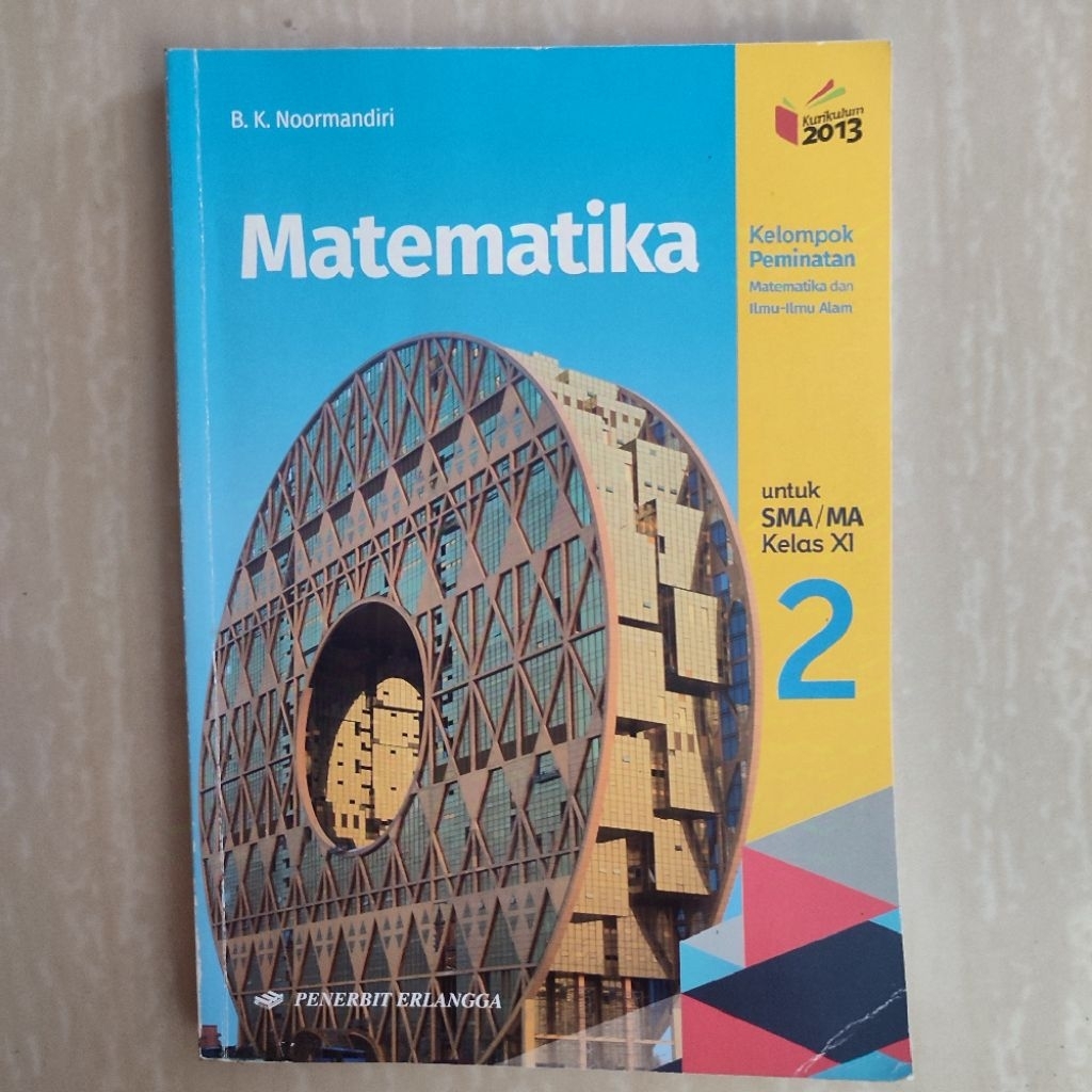 Buku Matematika Peminatan Kelas 11 Erlangga