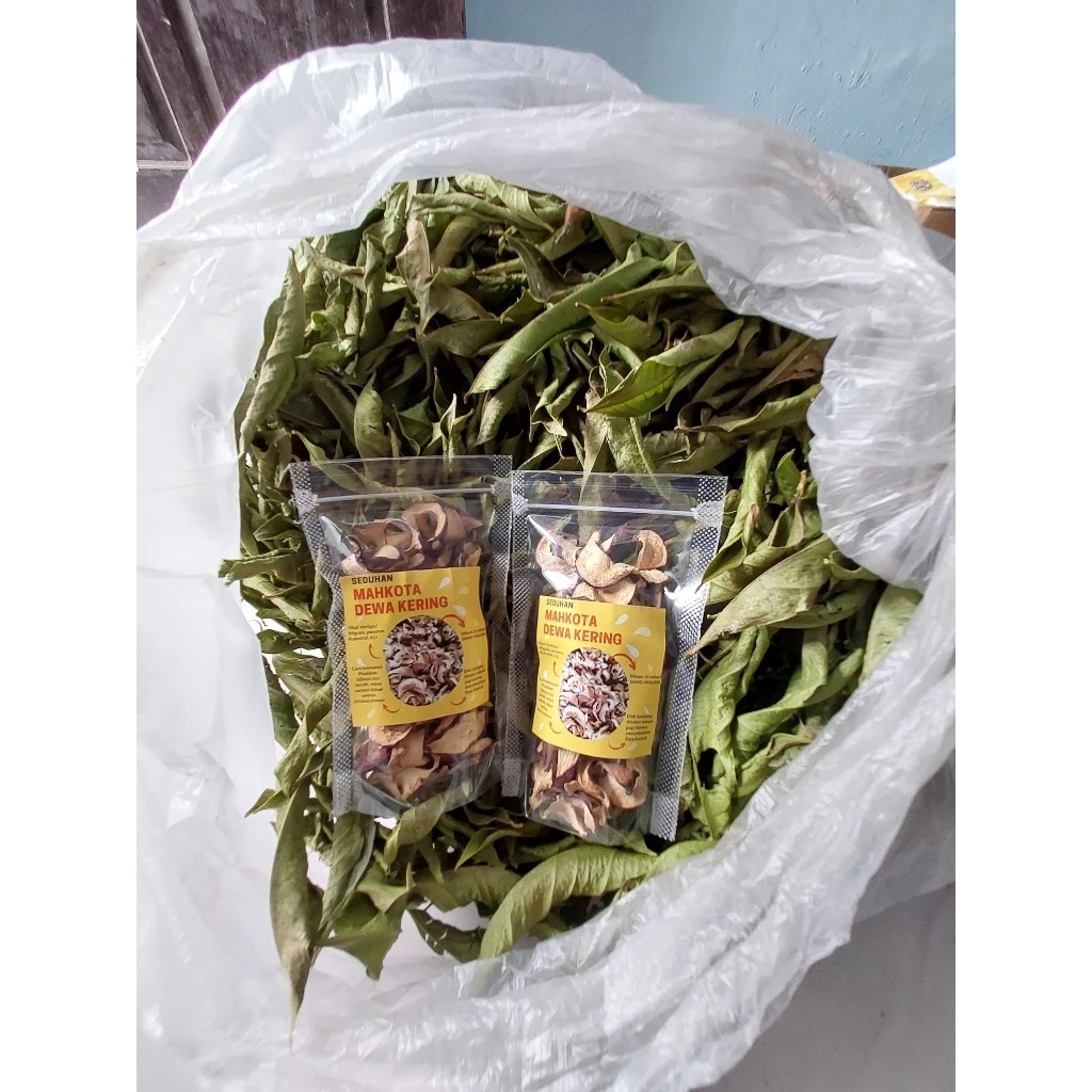 

200 gram daun mahkota dewa kering original