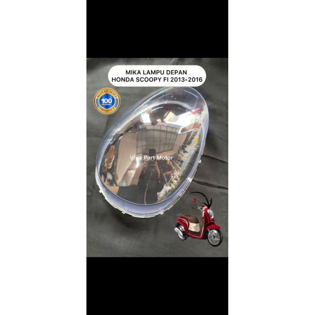 mica lampu depan scoopy 2013-2016