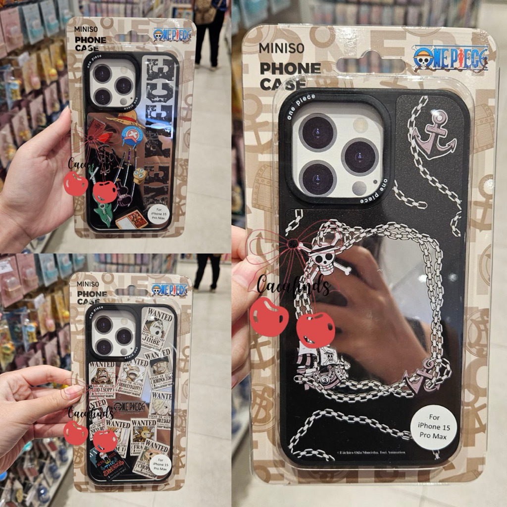 MINISO x One Piece 2.0‼️Phone Case / Casing IPhone One Piece Classic Collection (15 Pro & 15 Pro Max