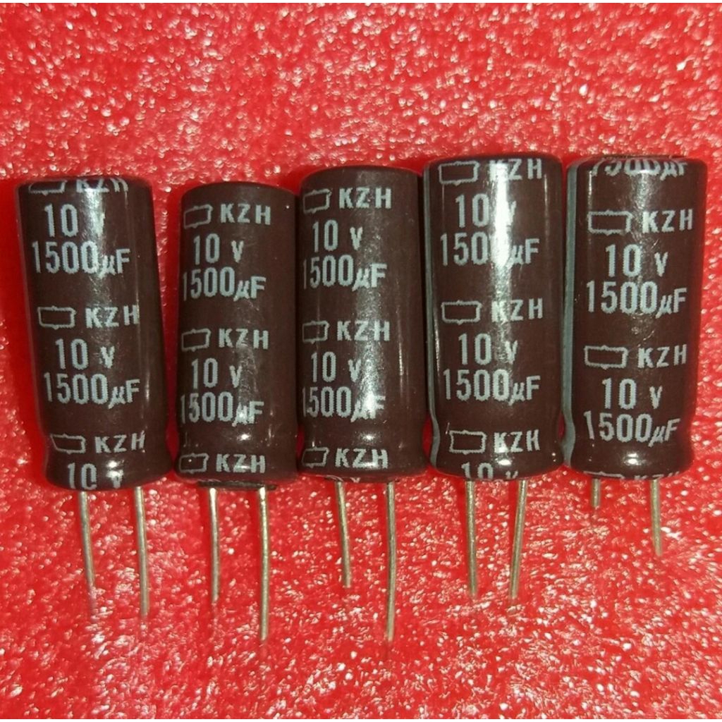 kapasitor nippon 1500uf 10v elko elco capasitor 1500 uf 10 v capacitor
