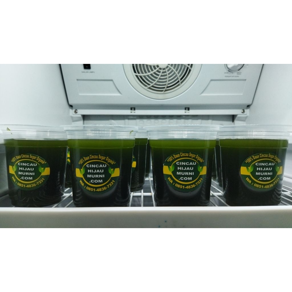 

Cincau Hijau Murni Organik 1 cup - Full Topping