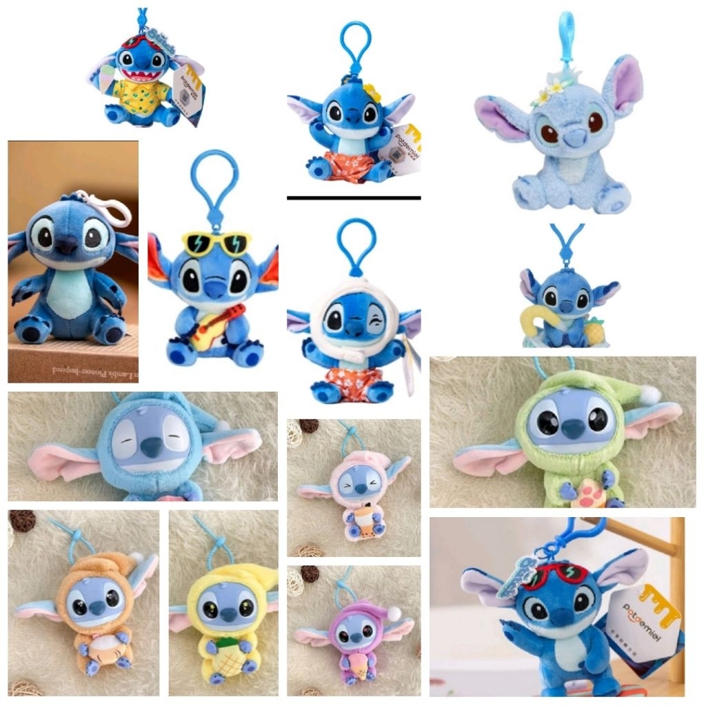 Cumamauygbagus Boneka Stitch / gantungan kunci stitch disney lilo n stitch mini import