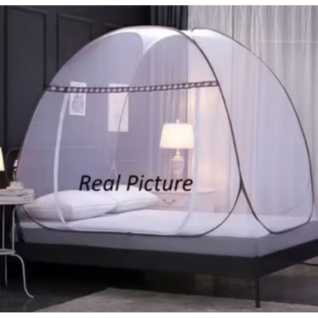 kelambu tidur/kelambu lipat/kelambu dewasa praktis ukuran jumbo 200×200