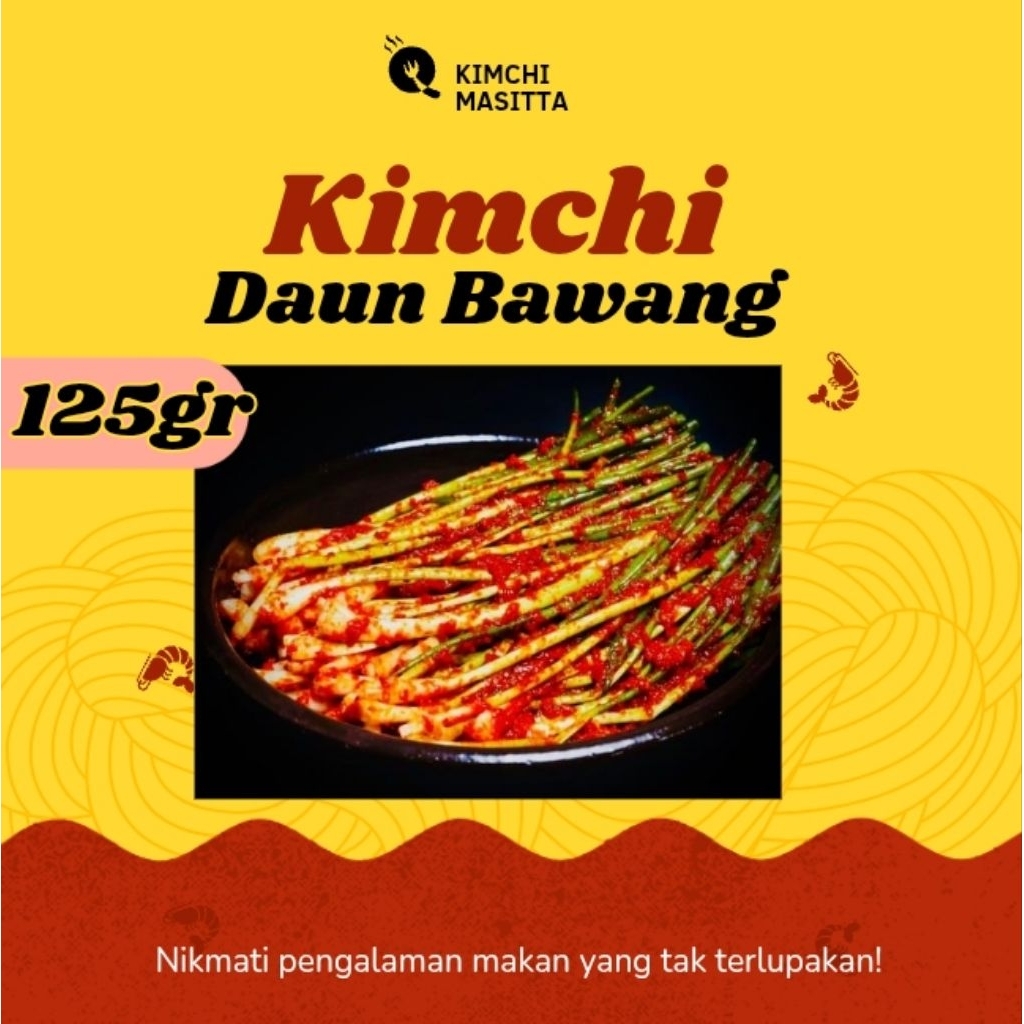 

Kimchi Daun Bawang 125 Gram