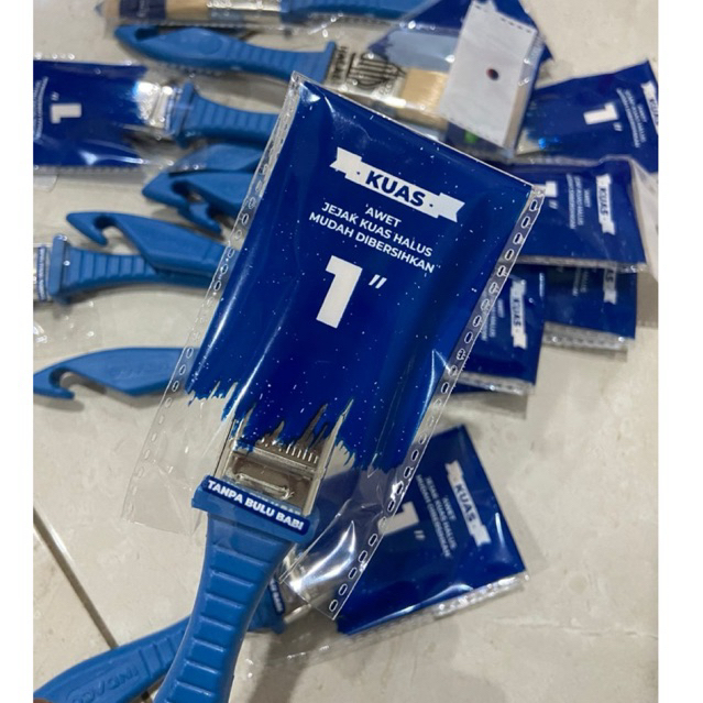 

KUAS TIKA INDACO 1INCH / kuas lukis kuas lembut kuas halal