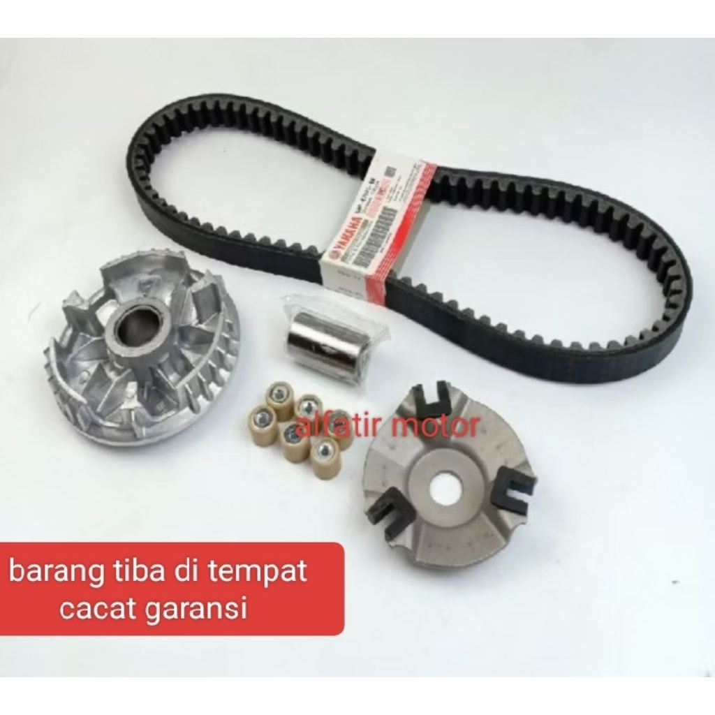 vanbel + rumah roller 1 set paket vanbel + rumah roller Assy Mio j 54P Mio soul GT Mio j original