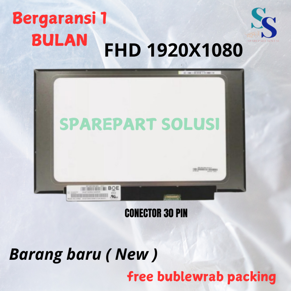 LED LCD Laptop Lenovo Ideapad Slim 1 14AMN7 14IGL7 14.0 Inch Full HD layar