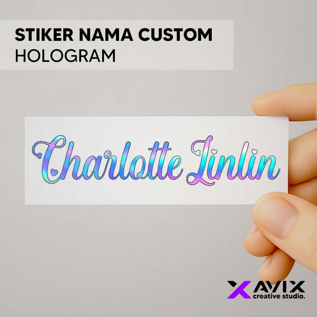

AVIXstc. | Sticker Nama Custom Sendiri | Cutting Sticker Timbul Anti Air