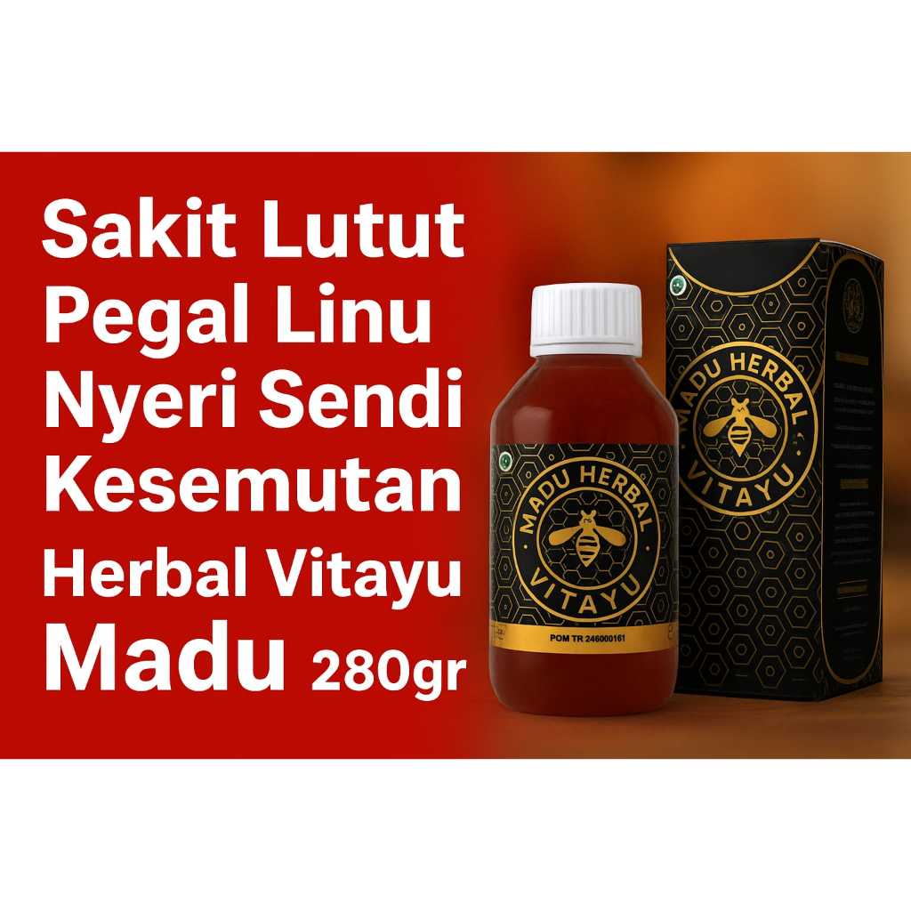 

Promo Terdekat! Madu Herbal Vitayu 280gr – Redakan Nyeri Sendi & Lutut