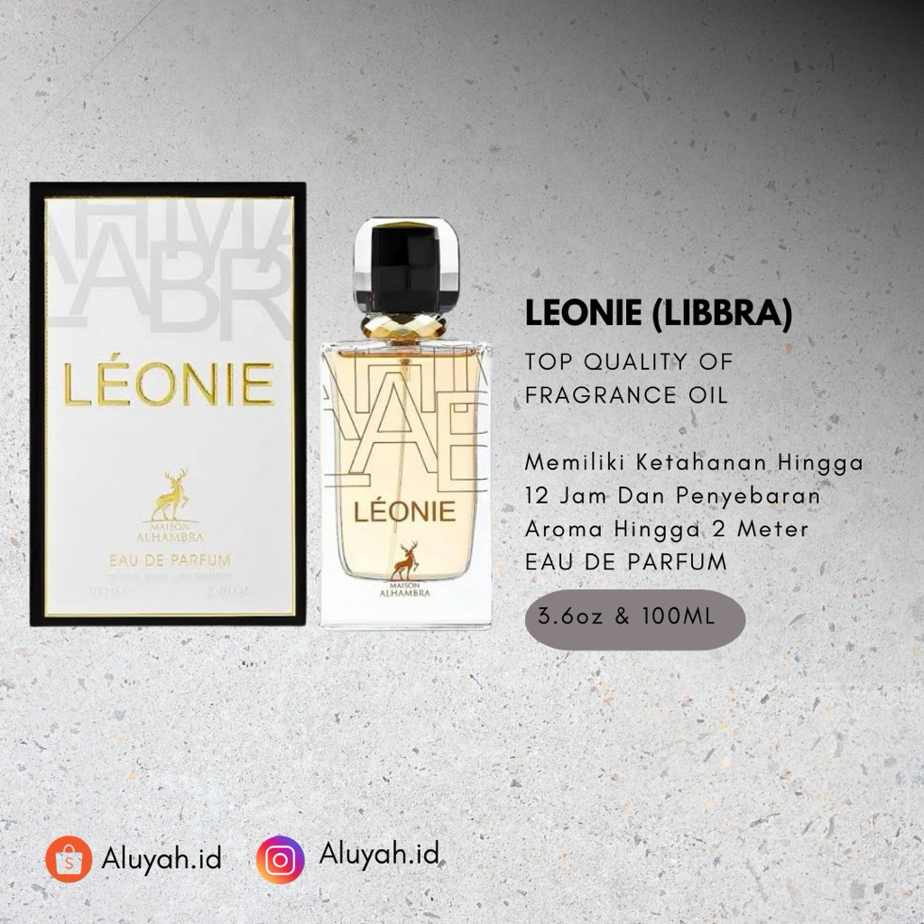 Parfum LEONIE (Libbra) by Maison Alhambra Parfume Arab Perfume Dubai Original 100%