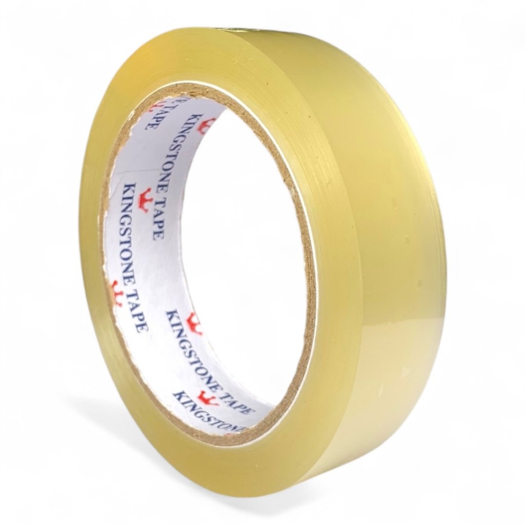 

Lakban Bening OPP Tape / Selotip 24mm x 80m Tebal 40mic – Perekat Kuat Serbaguna