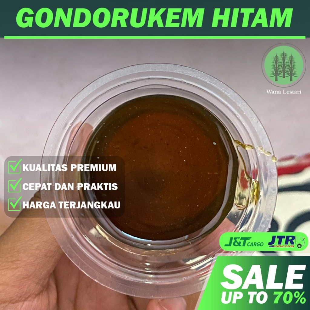 

Black Gumrosin/Gondo Hitam - 1kg