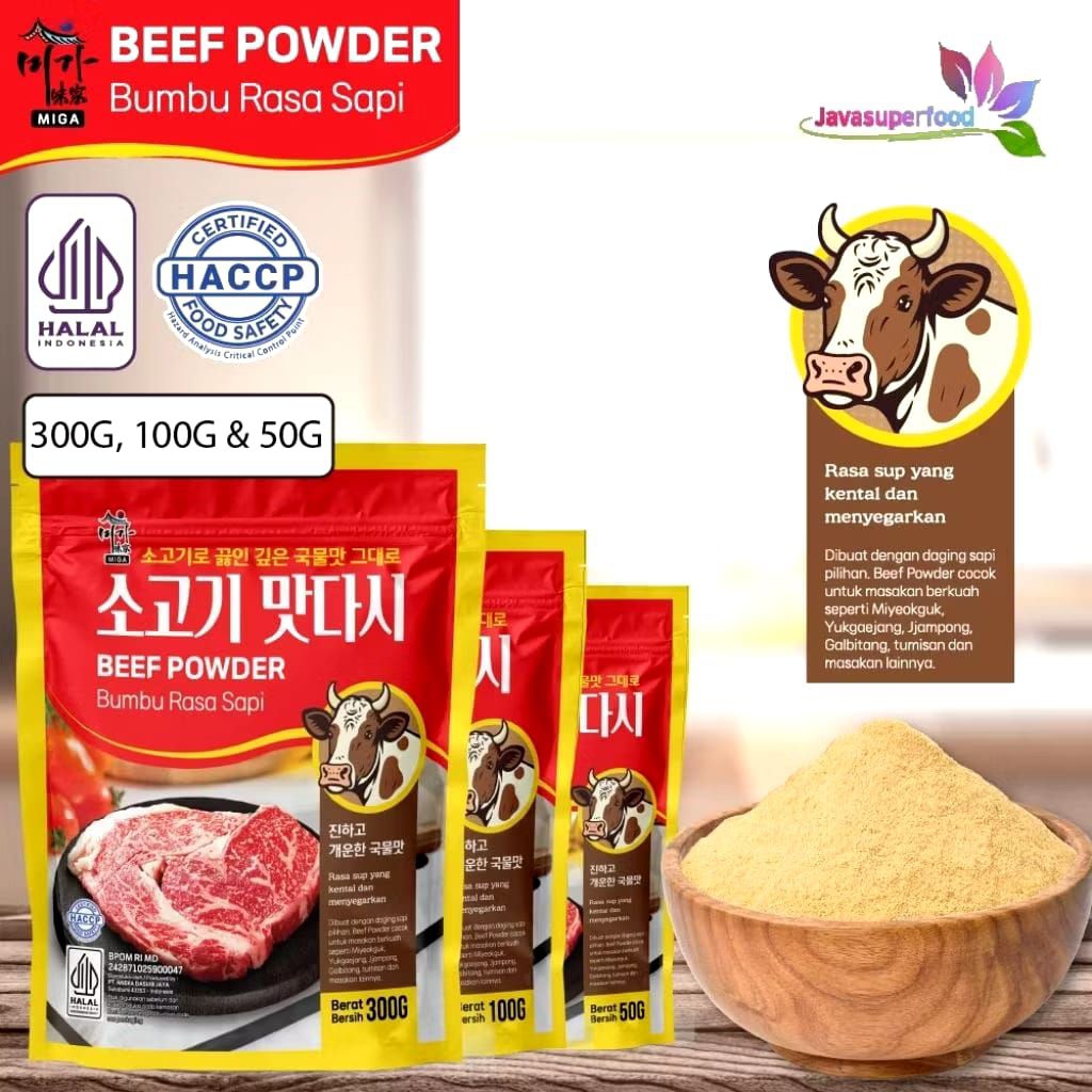 [HALAL] Dashida Rasa Sapi (50G/100G/300G) / Sogogi Dashida Soup Stock / Bubuk Sapi / B...