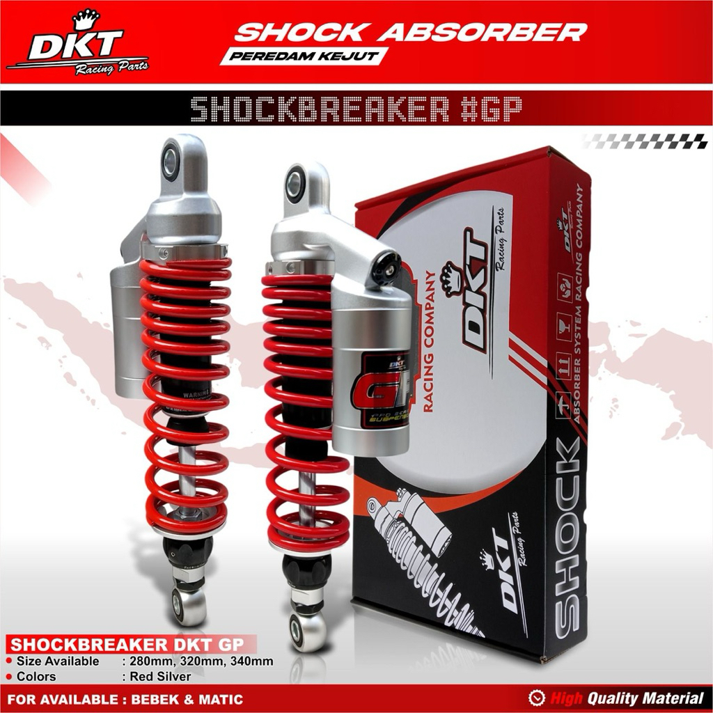 Shockbreaker DKT GP Racing part ukuran 280 320 340