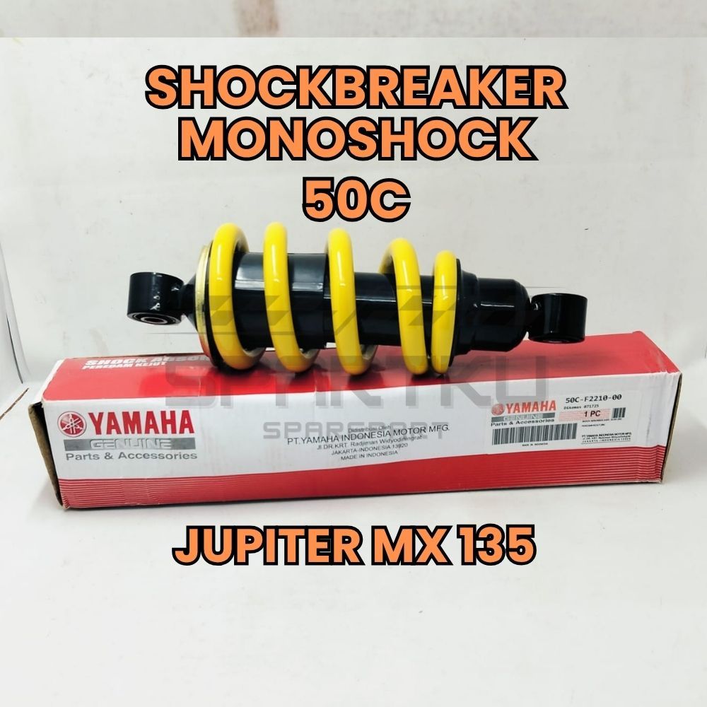 [50C] SHOCKBREAKER BELAKANG SEPASANG / SHOCK ABSORBER / SUSPENSI BELAKANG ORI ASLI YAMAHA JUPITER MX